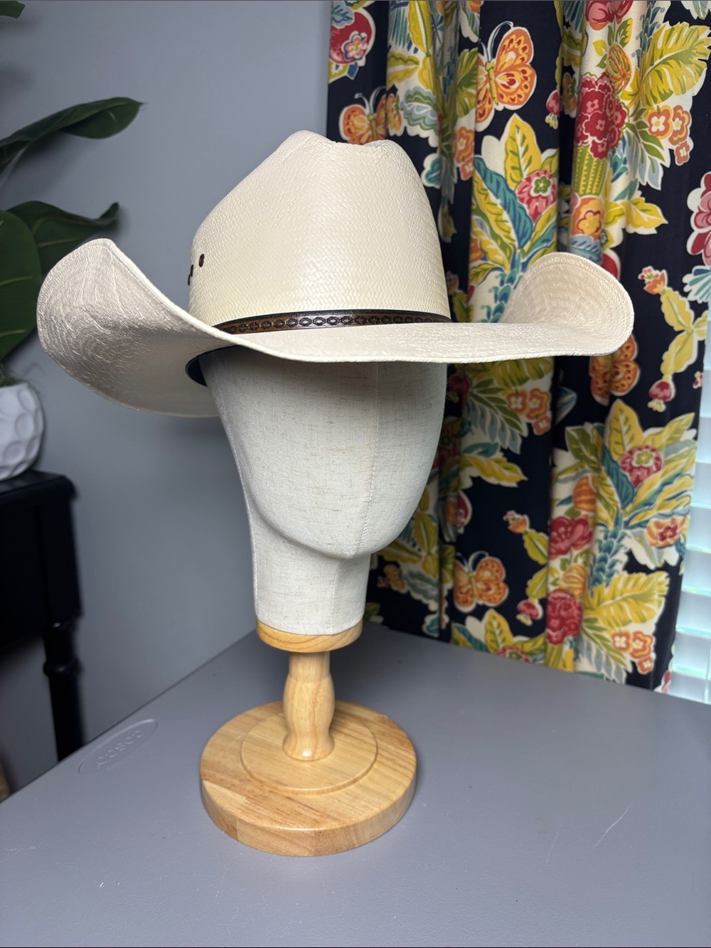Tombstone 15X Straw Cowboy Hat U.S -Size 7 1/8 MEX - 57